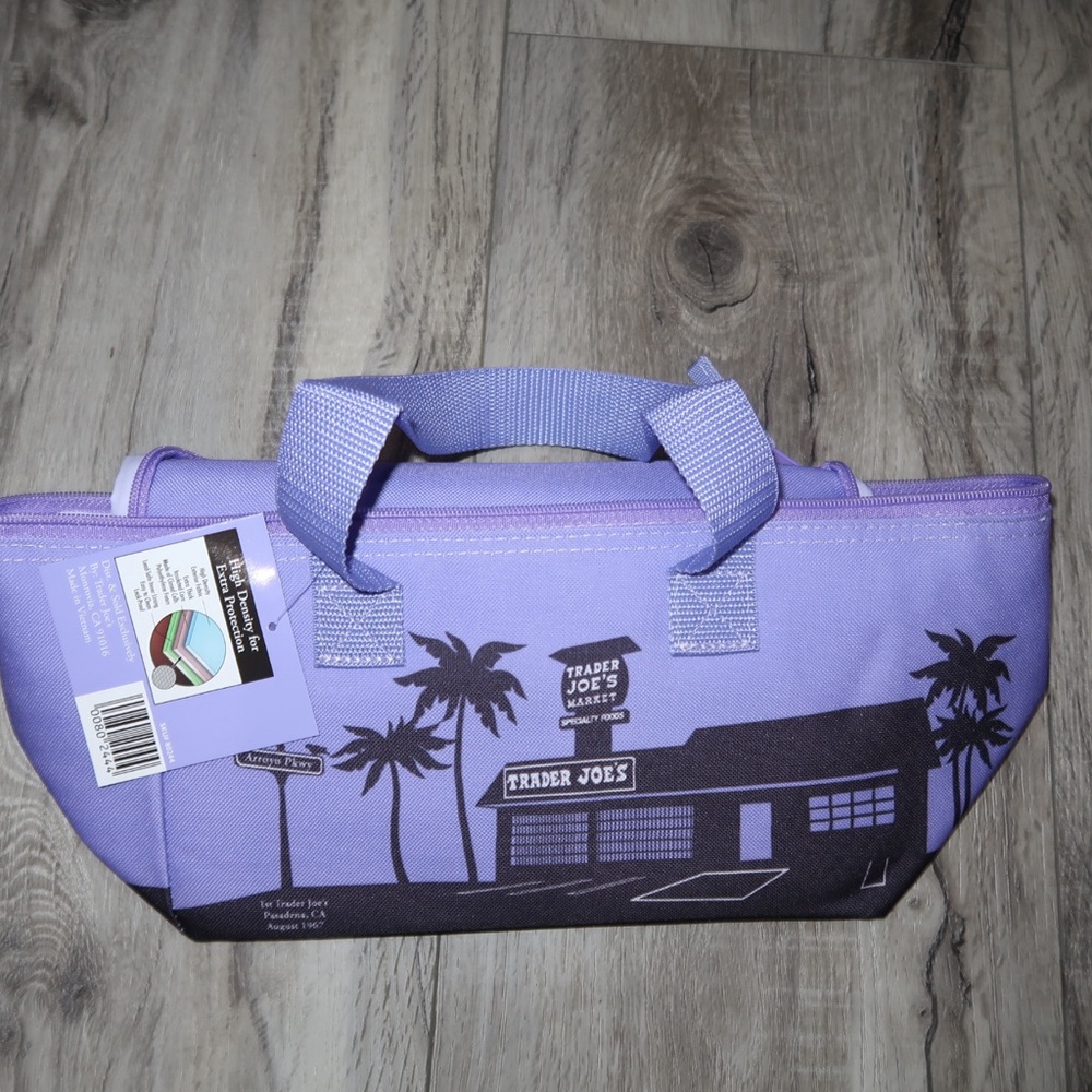 Trader Joe's Purple Insulated Bag